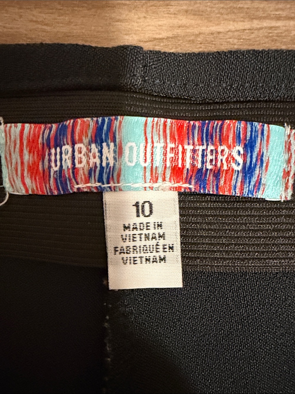 Urban Outfitters Black Wide Leg Flare Pants High Rise Women’s 10 Festival Boho - Picture 2 of 8
